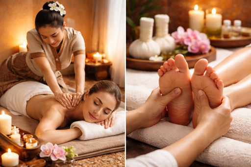 Angebot im Januar 2026, 60 Minuten Massage und Fu&szlig;massage nur 60 &euro;